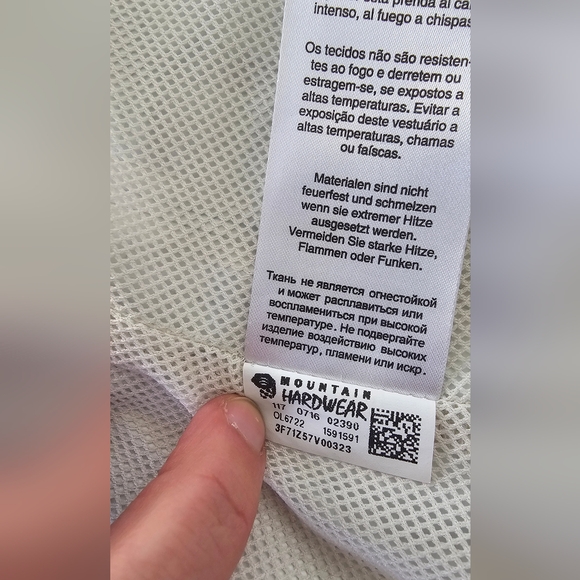 Mountain Hardwear Women’s Lightweight Hooded Rain Jacket Green Size M - Picture 7 of 15